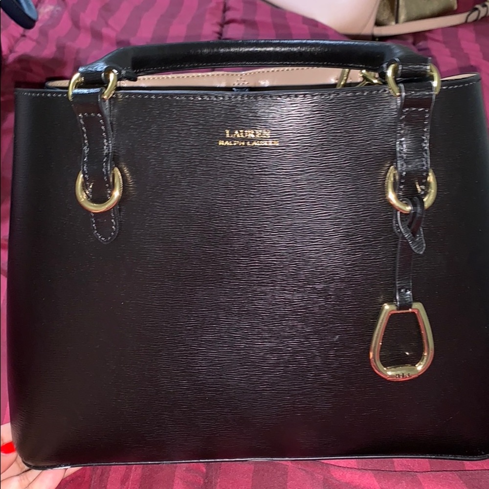 Ralph Lauren small elbow tote